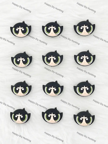 3D Yellow Hero Girl Silicone Focal Beads Wholesale for Pen DIY