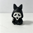 3D hooded spooky ghost figure pen toppers, silicone decorative tops for halloween handmade beadable pen projects1