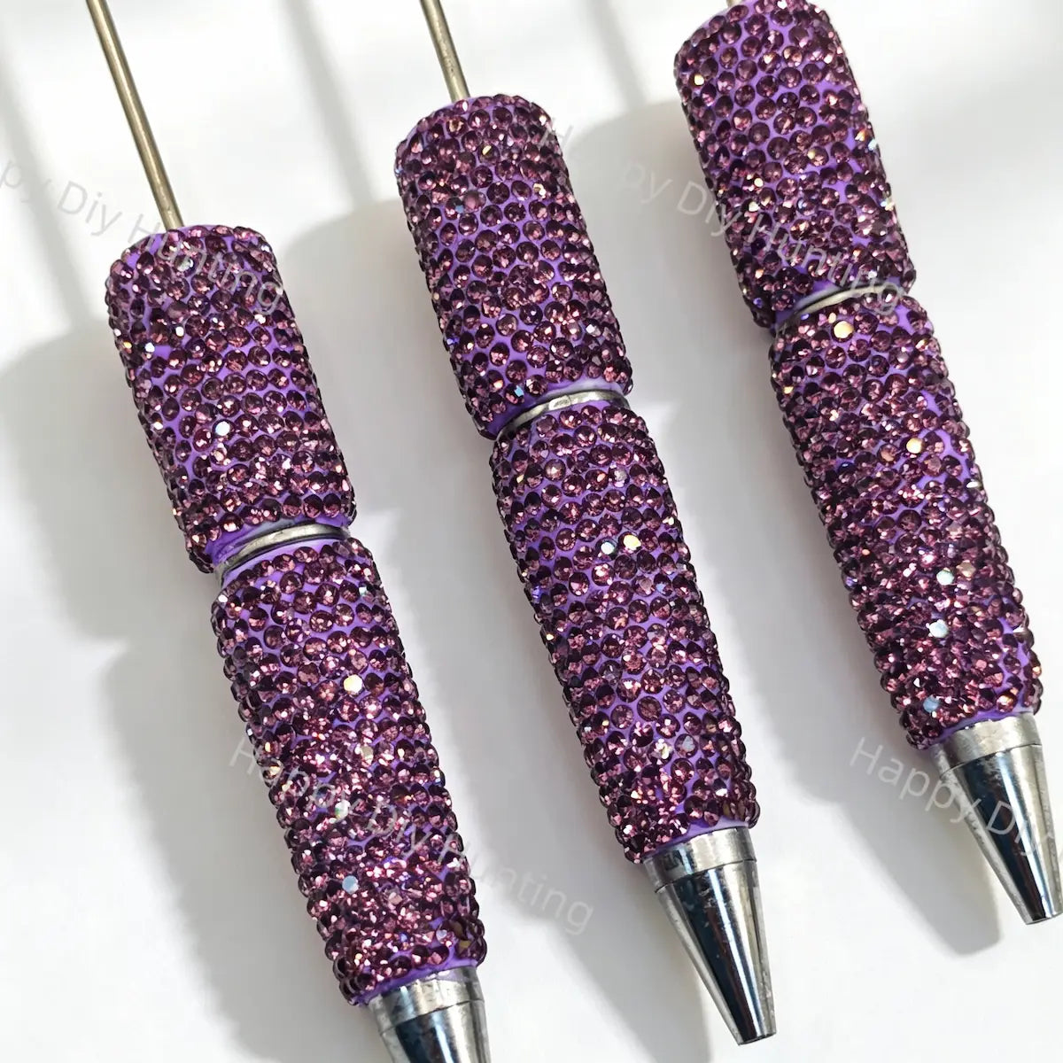 Rhinestone Beadable Pens Wholesale, Matches All Focal Beads & Pen Toppers