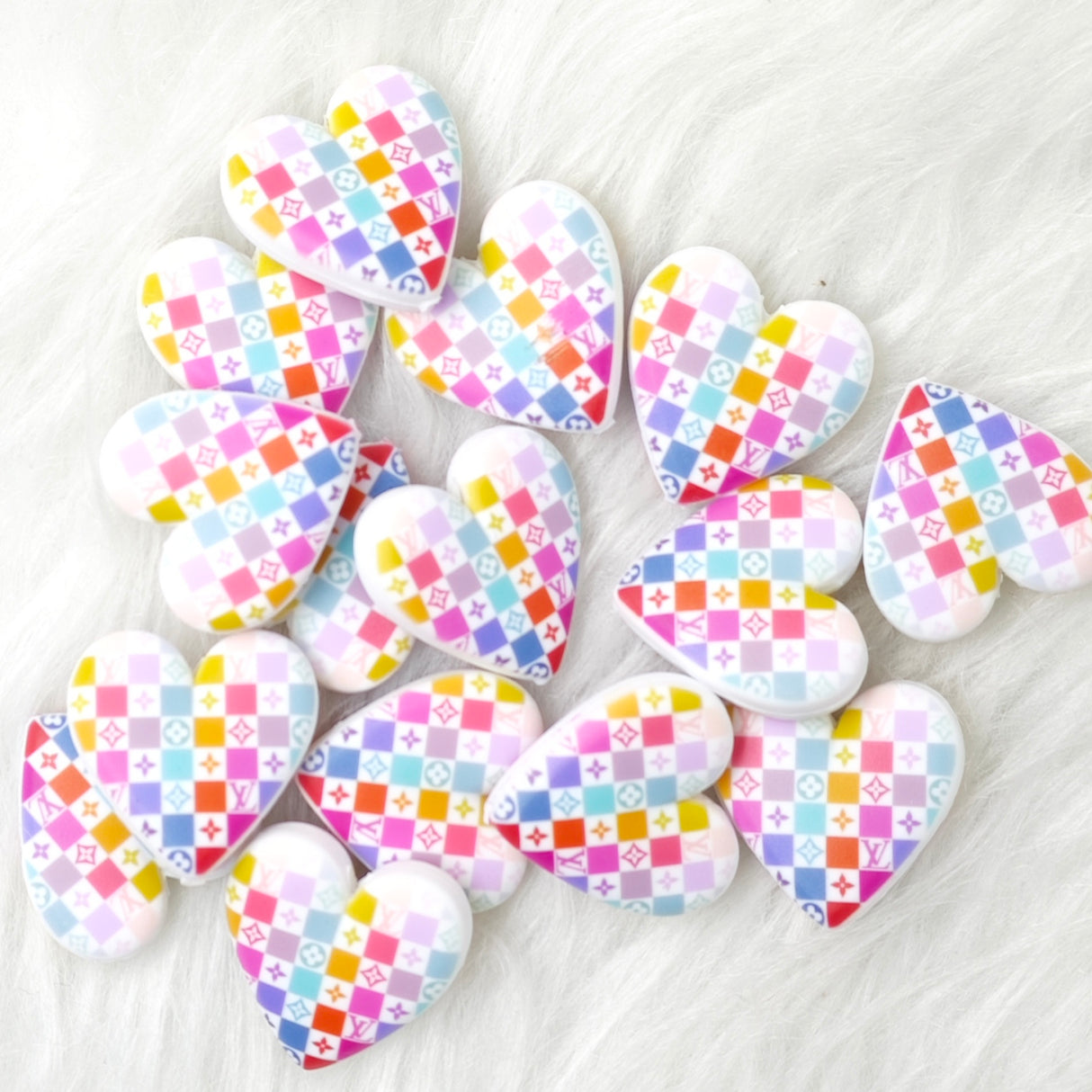 Colorful V*L Silicone focal Beads, designer Focal Beads(D59)