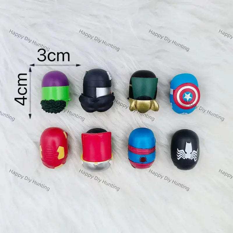 Dynamic Heroic Character Pen Topper Fits Most Regular Pen Tops for DIY Craft