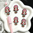3D Cartoon Doll Figure Silicone Focal Beads for beadable pen DIY craft projects