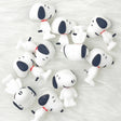 3d cute cartoon dog silicone focal beads for pens, standard 2mm bore diy craft supplies