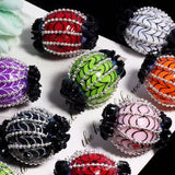 20mm Spider Web Pumpkin Round Beads for DIY Beadable Pens & Jewelry Making