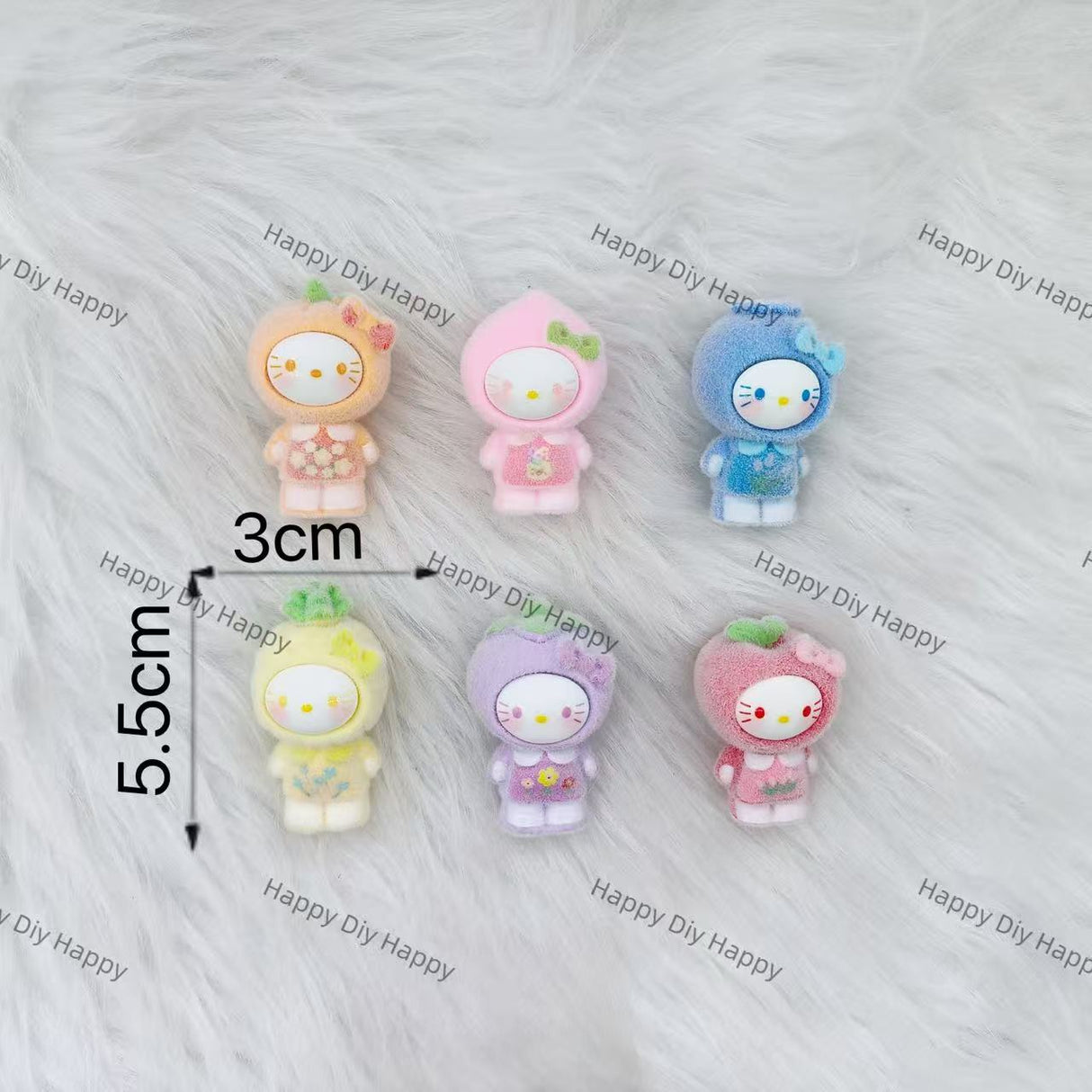 4 Piece Fruit-themed HK Pen Topper