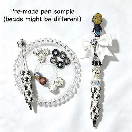 Dark Style Mini Character Pen Topper Fits Most Regular Pen Tops for DIY Craft
