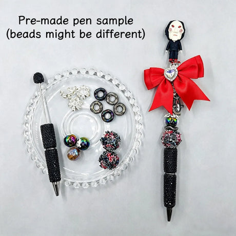 Dark Style Mini Character Pen Topper Fits Most Regular Pen Tops for DIY Craft