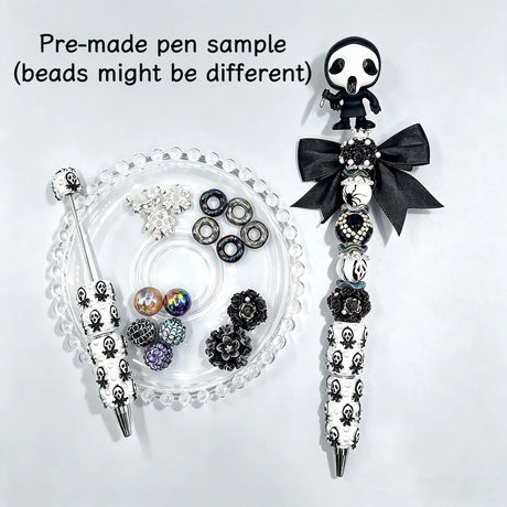 Dark Style Mini Character Pen Topper Fits Most Regular Pen Tops for DIY Craft