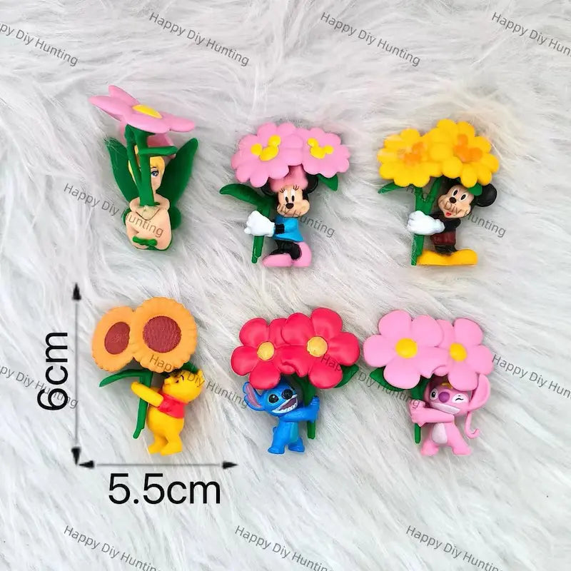 Floral Cartoon Pen Topper Fits Most Regular Pen Tops for DIY Craft