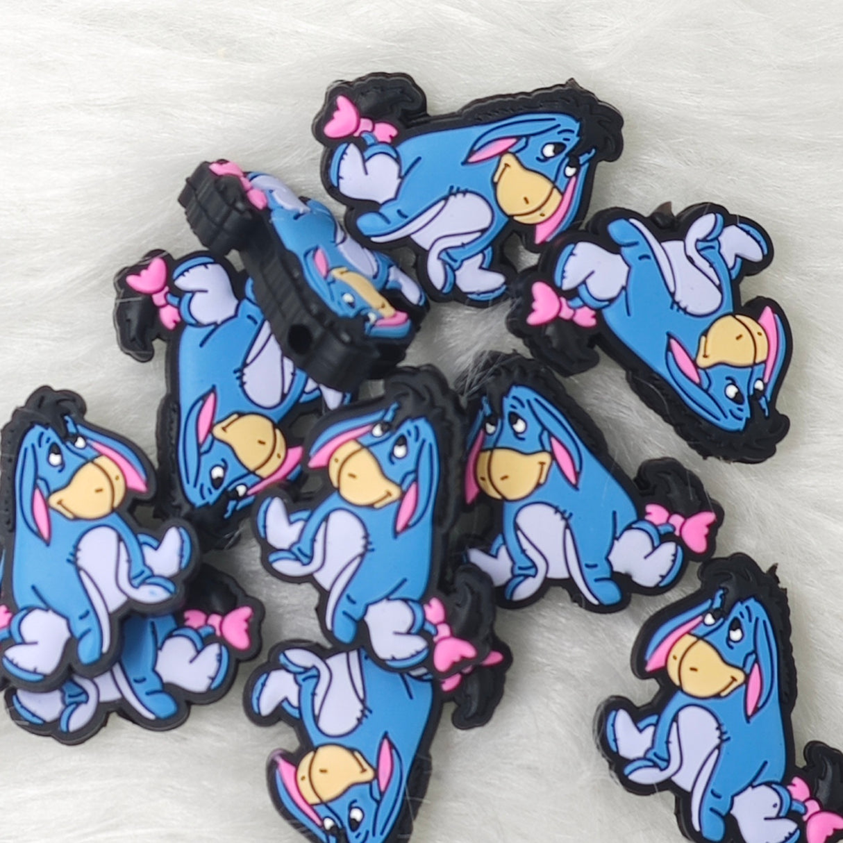 Donkey Eeyore Silicone Focal Beads Wholesale