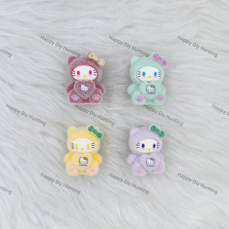 5 Piece Cute HK Flocked style Pen Topper