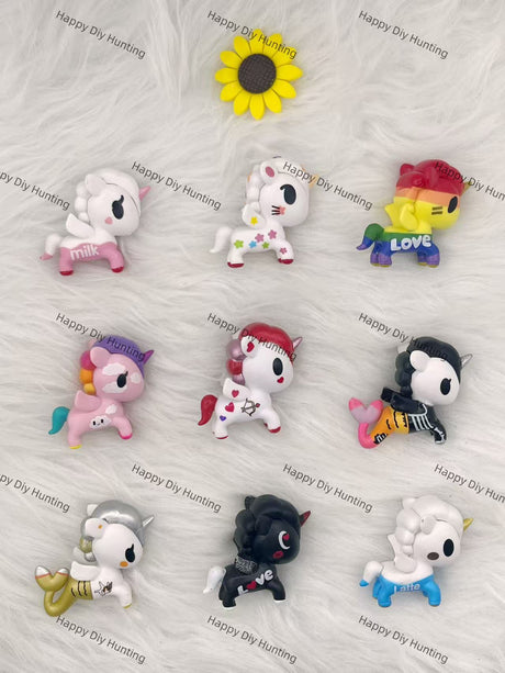 5 Pieces Colorful Unicorn Pen topper (Mix Color)