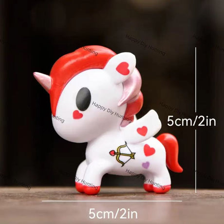 5 Pieces Colorful Unicorn Pen topper (Mix Color)