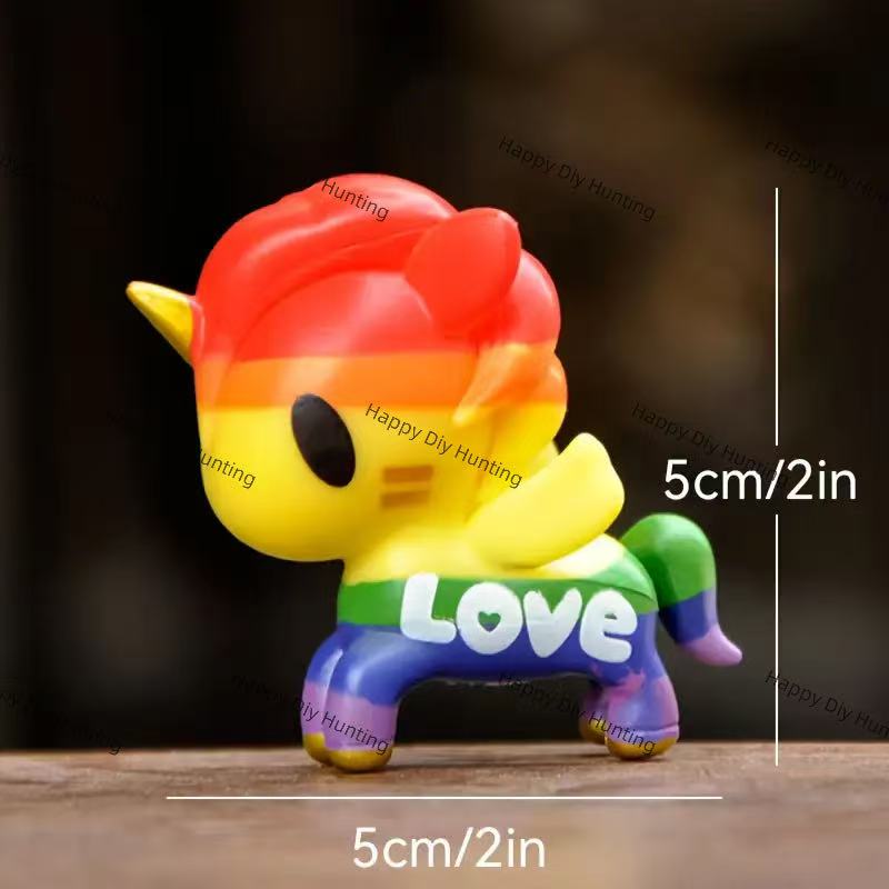 colorful unicorn pen topper