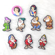 7 Dwarfs and 2 princess Silicone Focal Beads