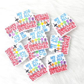 My Job is All Rainbows and Butterflies Focal Beads Nursing Focal Beads Job Gift Idea for Pens