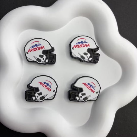 NCAA Team Silicone Focal Beads 1-Pack