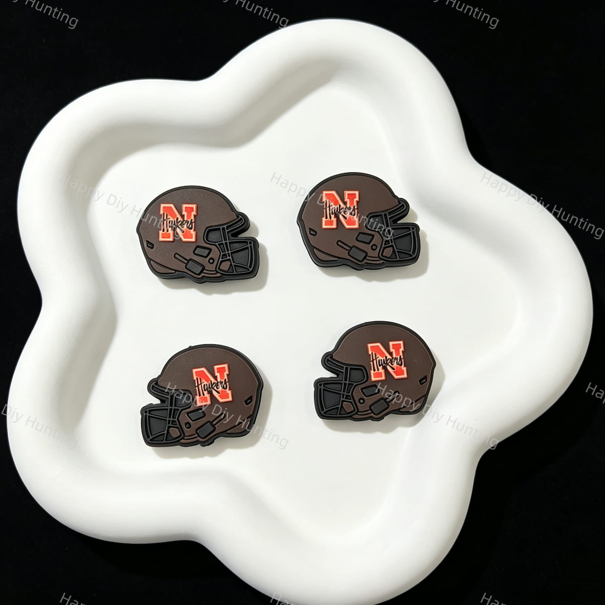 NCAA Team Silicone Focal Beads 1-Pack