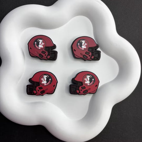 NCAA Team Silicone Focal Beads 1-Pack