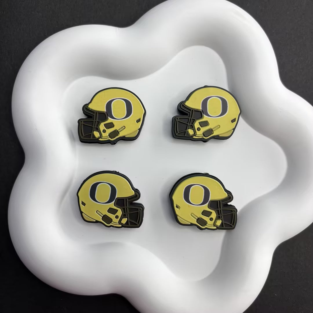 NCAA Team Silicone Focal Beads 1-Pack