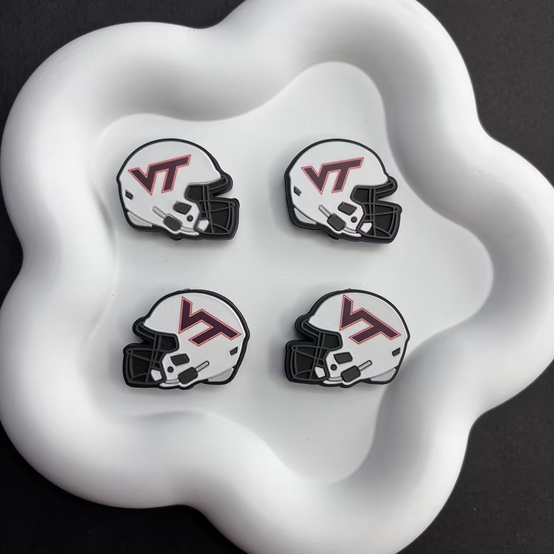 NCAA Team Silicone Focal Beads 1-Pack