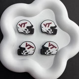 NCAA Team Silicone Focal Beads 1-Pack
