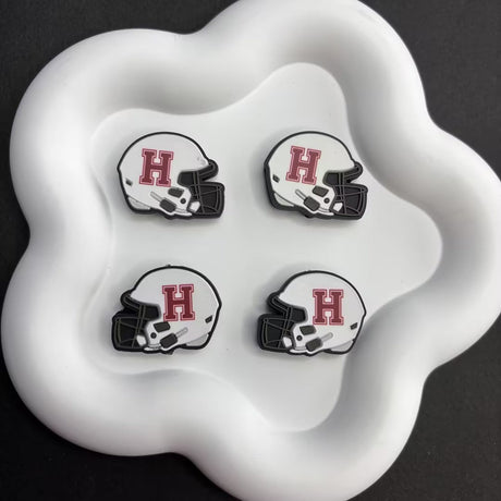 NCAA Team Silicone Focal Beads 1-Pack