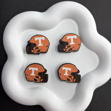 NCAA Team Silicone Focal Beads 1-Pack