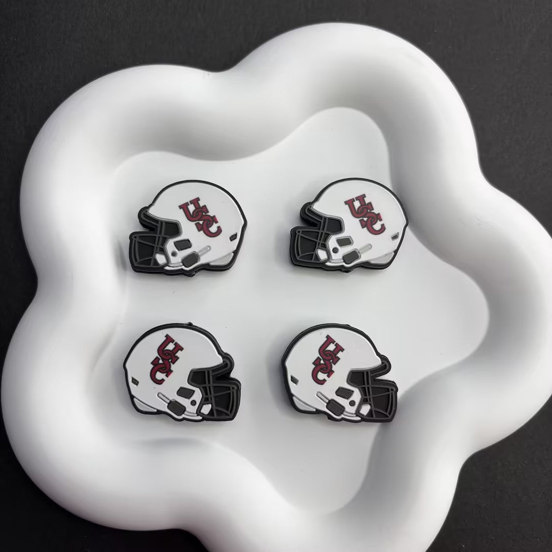 NCAA Team Silicone Focal Beads 1-Pack