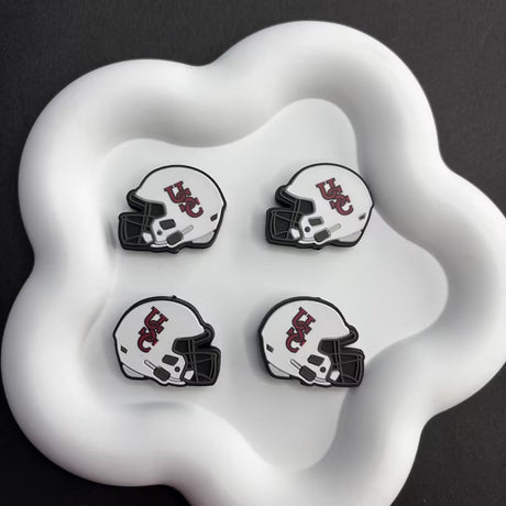 NCAA Team Silicone Focal Beads 1-Pack