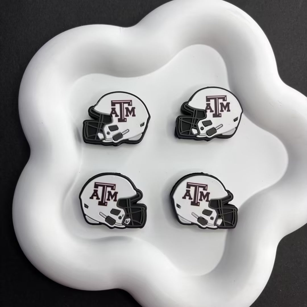 NCAA Team Silicone Focal Beads 1-Pack