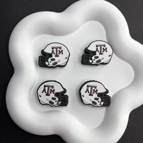 NCAA Team Silicone Focal Beads 1-Pack