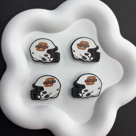 NCAA Team Silicone Focal Beads 1-Pack