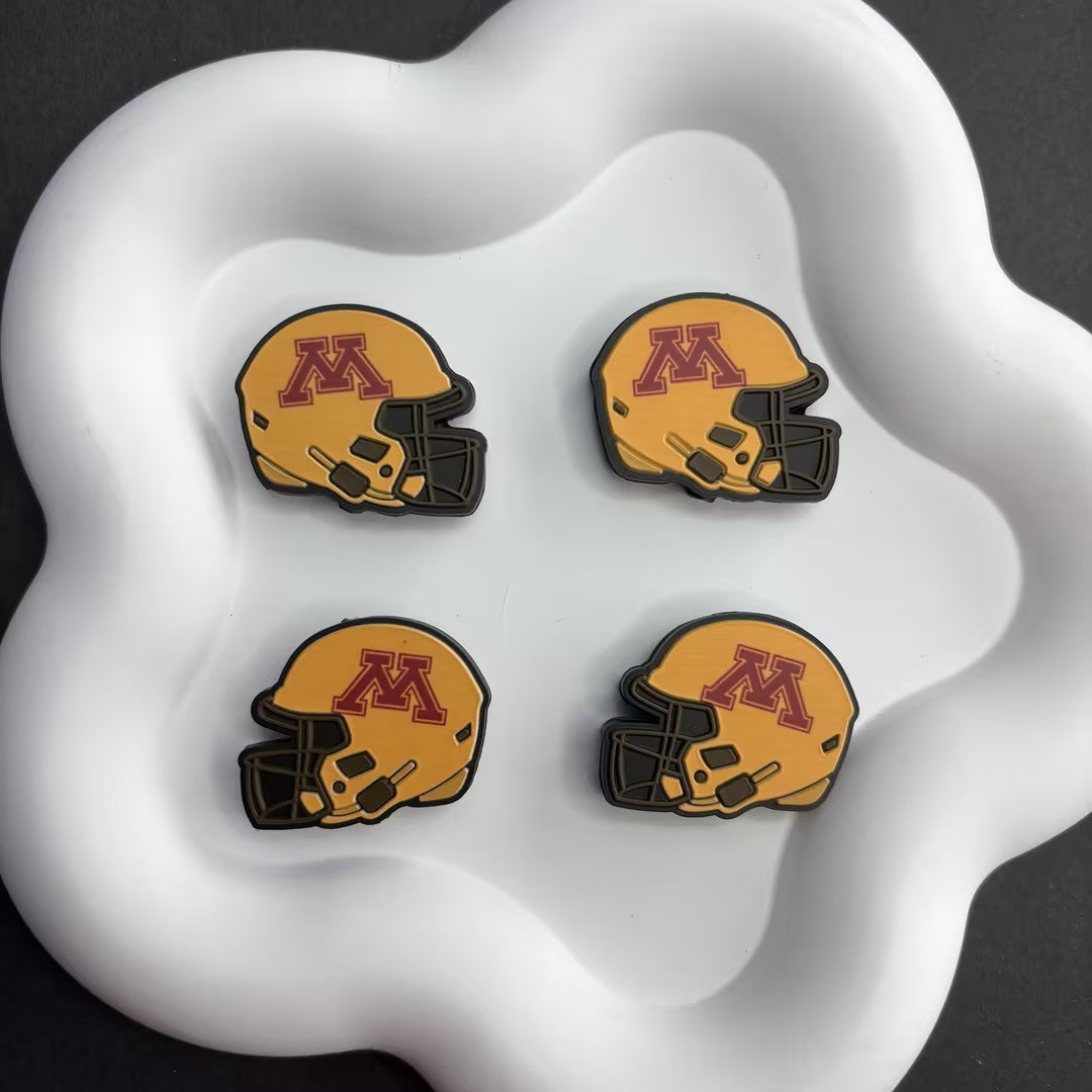 NCAA Team Silicone Focal Beads 1-Pack