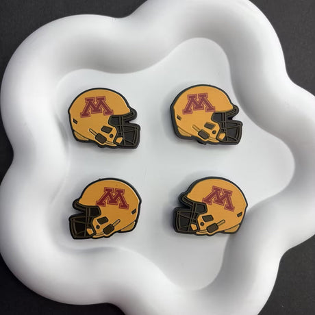 NCAA Team Silicone Focal Beads 1-Pack