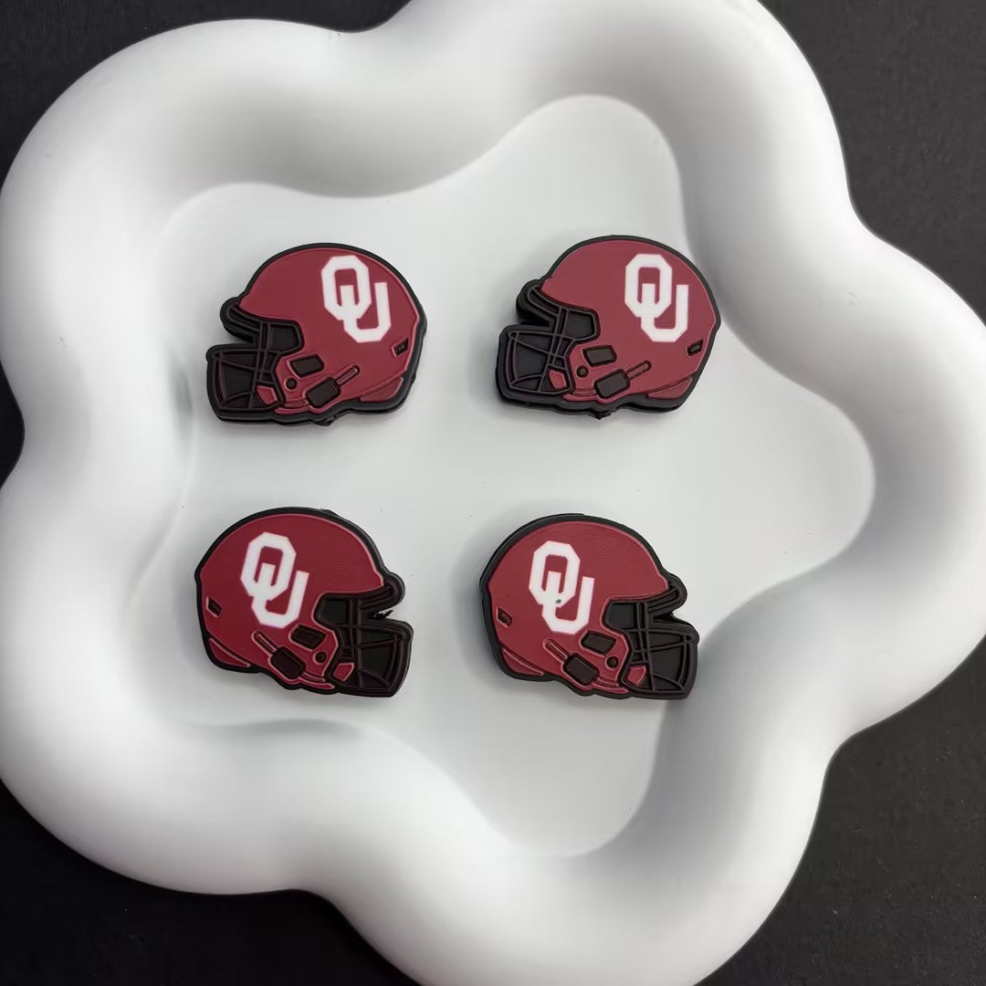 NCAA Team Silicone Focal Beads 1-Pack