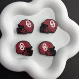 NCAA Team Silicone Focal Beads 1-Pack