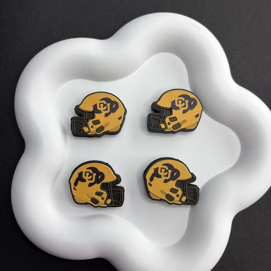 NCAA Team Silicone Focal Beads 1-Pack