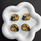 NCAA Team Silicone Focal Beads 1-Pack