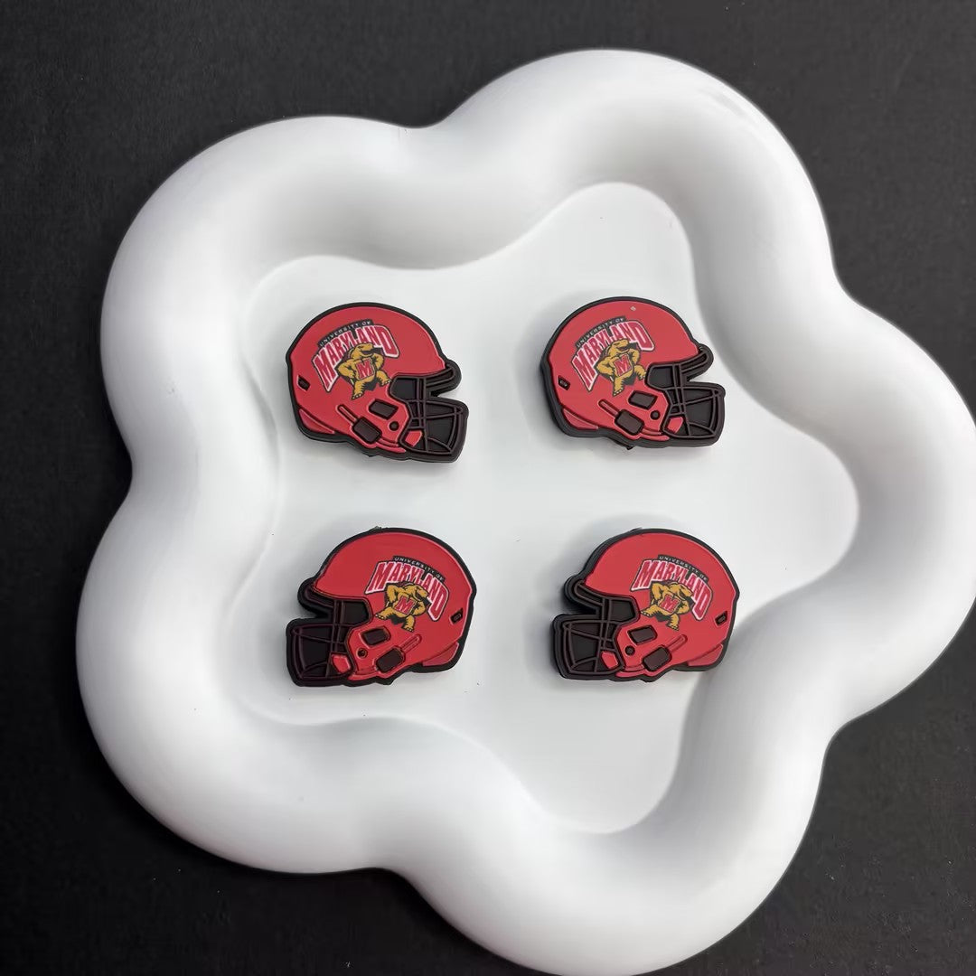 NCAA Team Silicone Focal Beads 1-Pack