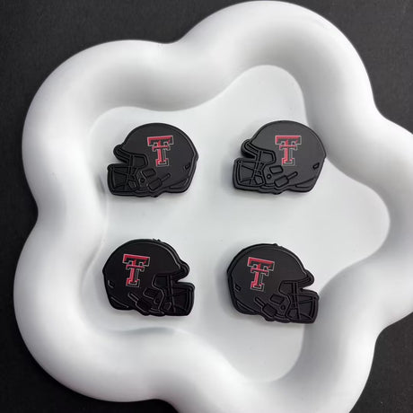 NCAA Team Silicone Focal Beads 1-Pack