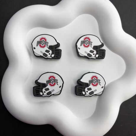 NCAA Team Silicone Focal Beads 1-Pack