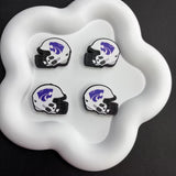 NCAA Team Silicone Focal Beads 1-Pack