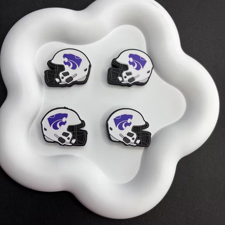 NCAA Team Silicone Focal Beads 1-Pack