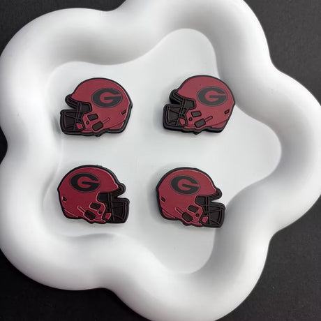 NCAA Team Silicone Focal Beads 1-Pack