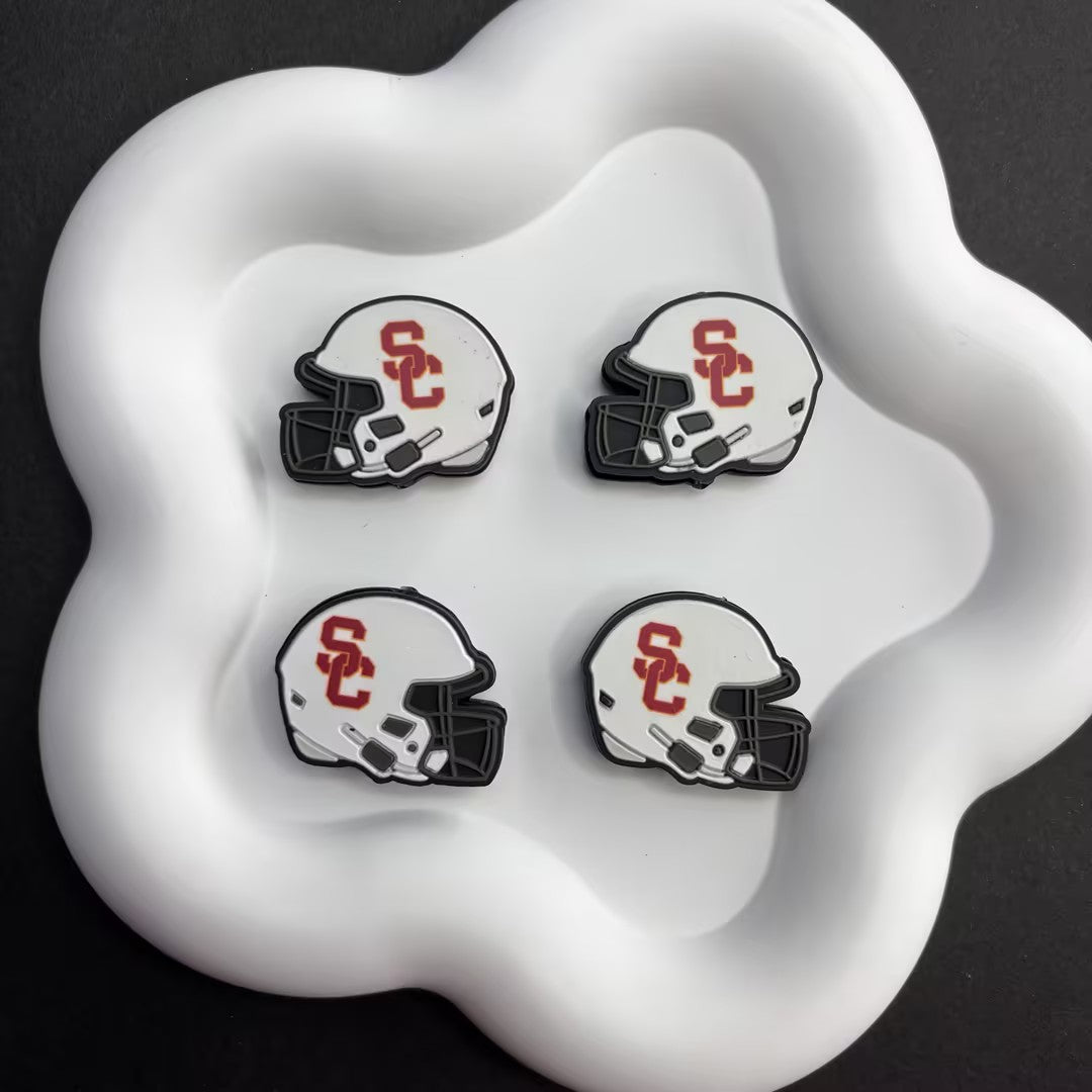 NCAA Team Silicone Focal Beads 1-Pack