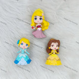 Cute Royal Girl Mini PVC Ornament for Beadable Pen Decoration