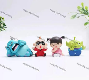 Alien Monster Figurine Pen Topper for Kawaii Stationery & Beadable Pen Decor