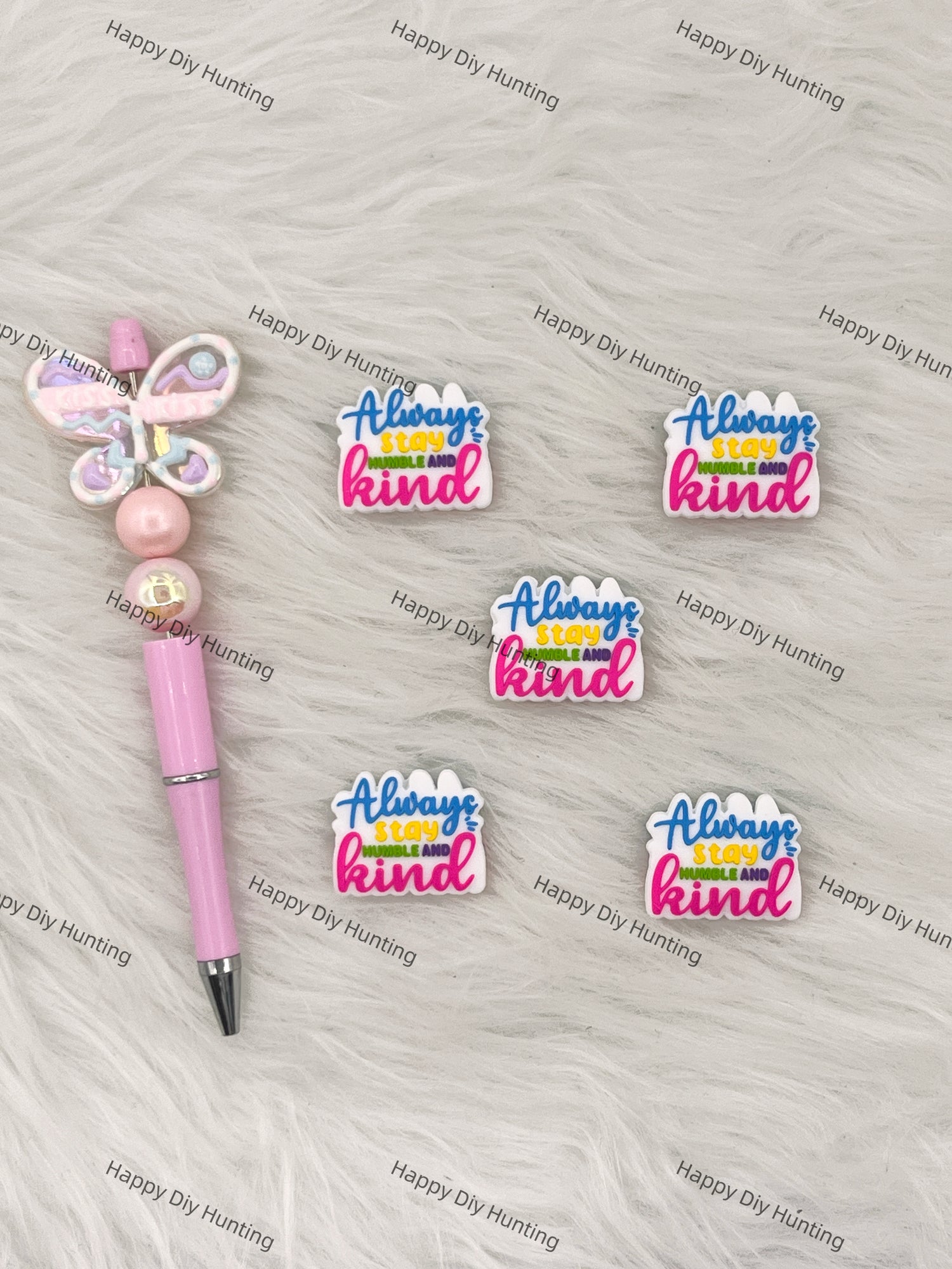 Always Stay Humble And Kind Silicone Focal Beads Wholesale, silicone focal beads for pens