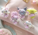 Angel Heart Figurine Pen Topper for DIY Stationery & Beadable Pen Decor